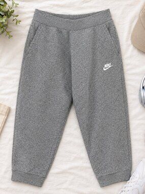 Nike Sportswear Gray Fleece Jogger Sweatpants Youth XL